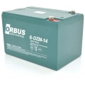 ORBUS 6-DZM-14 (Тягова акумуляторна батарея AGM ORBUS 6-DZM-14, 12V 14Ah M5 (151х98х101 мм) Green Q4  (EV6-DZM-14-M5B))