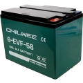Тяговий акумулятор CHILWEE 6-EVF-58.2 (58 Ач, 12 В), CHILWEE 6-EVF-58.2, Тяговий акумулятор CHILWEE 6-EVF-58.2 (58 Ач, 12 В) фото, продажа в Украине