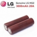 Аккумулятор 18650 Li-Ion Original LG ICR18650HG2 (LG HG2), 3000mAh, 20A, 4.2/3.6/2.5V, шоколадки, LG ICR18650HG2, Аккумулятор 18650 Li-Ion Original LG ICR18650HG2 (LG HG2), 3000mAh, 20A, 4.2/3.6/2.5V, шоколадки фото, продажа в Украине