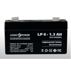 фото Акумулятор AGM LogicPower LP 6-1. 3 AH SILVER (4157), LP 6-1.3 AH (4157), Акумулятор AGM LogicPower LP 6-1. 3 AH SILVER (4157) фото товару, як виглядає Акумулятор AGM LogicPower LP 6-1. 3 AH SILVER (4157) дивитися фото