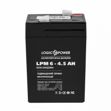 фото Акумулятор LogicPower LPM 6-4,5 AH (3860), LogicPower LPM 6-4,5 AH (3860), Акумулятор LogicPower LPM 6-4,5 AH (3860) фото товару, як виглядає Акумулятор LogicPower LPM 6-4,5 AH (3860) дивитися фото