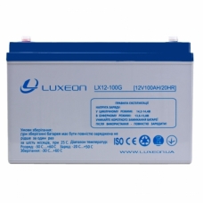 фото Акумуляторна батарея LUXEON LX 12-100G, LUXEON LX 12-100G, Акумуляторна батарея LUXEON LX 12-100G фото товару, як виглядає Акумуляторна батарея LUXEON LX 12-100G дивитися фото