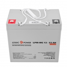 фото Акумуляторна батарея мультигелевий LogicPower LPM-MG 12V - 55 Ah (3873), LogicPower LPM-MG 12V - 55 Ah (3873), Акумуляторна батарея мультигелевий LogicPower LPM-MG 12V - 55 Ah (3873) фото товару, як виглядає Акумуляторна батарея мультигелевий LogicPo
