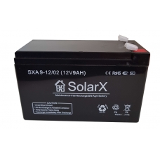 фото Акумуляторна батарея SolarX SXA 9-12 AGM, SolarX SXA 9-12, Акумуляторна батарея SolarX SXA 9-12 AGM фото товару, як виглядає Акумуляторна батарея SolarX SXA 9-12 AGM дивитися фото