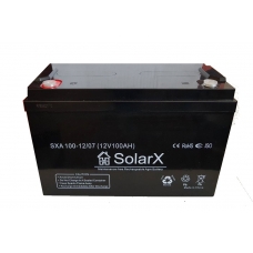 фото Акумуляторна батарея SolarX SXA 100-12 AGM, SolarX SXA 100-12, Акумуляторна батарея SolarX SXA 100-12 AGM фото товару, як виглядає Акумуляторна батарея SolarX SXA 100-12 AGM дивитися фото