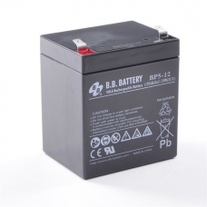 фото AGM акумулятор BB Battery BP5-12 (12В, 5Аг, 106х70х90 мм), BB Battery BP5-12, AGM акумулятор BB Battery BP5-12 (12В, 5Аг, 106х70х90 мм) фото товару, як виглядає AGM акумулятор BB Battery BP5-12 (12В, 5Аг, 106х70х90 мм) дивитися фото