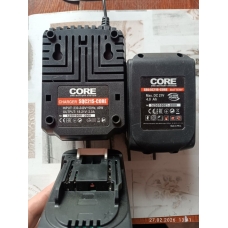 фото Акумулятор CORE SBL4021B-CORE 21V 4.0Ah із зарядним пристроєм (Makita LXT аналог), CORE SBL4021B-CORE, Акумулятор CORE SBL4021B-CORE 21V 4.0Ah із зарядним пристроєм (Makita LXT аналог) фото товару, як виглядає Акумулятор CORE SBL4021B-CORE 21V 4.0Ah 