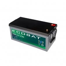 Акумулятор Ecobat EDC12-230 купити в Україні за ціною виробника. Замовити Акумулятор Ecobat EDC12-230: Опис, характеристики, особливості. Доставка Одеса, Київ, Дніпро фото Акумулятор Ecobat EDC12-230, Ecobat EDC12-230, Акумулятор Ecobat EDC12-230 фото товару, як виглядає Акумулятор Ecobat EDC12-230 дивитися фото