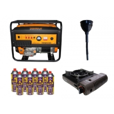 фото Бензиновий генератор EF Power TBS6500S + газова плитка Orcamp CK-505 + картридж газовий Pegas 400 мл (8 шт.), EF Power TBS6500S + Orcamp CK-505 + Pegas 400, Бензиновий генератор EF Power TBS6500S + газова плитка Orcamp CK-505 + картридж газовий Pegas