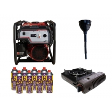 фото Бензиновий генератор EF Power YH3600-IV + газова плитка Orcamp CK-505 + картридж газовий Pegas 400 мл (8 шт.), EF Power YH3600-IV + Orcamp CK-505 + Pegas 400, Бензиновий генератор EF Power YH3600-IV + газова плитка Orcamp CK-505 + картридж газовий Pe