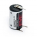 фото Батарейка литиевая EVE ER14250 PFR (3-pin), 1/2AA, 3.6V, LiSOCl2 с выводами 2+1 для пайки (аналог XENO Energy: XL-050F (1.2), Toshiba: ER3V (1.0), ER4V (1.2), Maxell: ER3S (0.79)), EVE ER14250 PFR, Батарейка литиевая EVE ER14250 PFR (3-pin), 1/2AA, 3