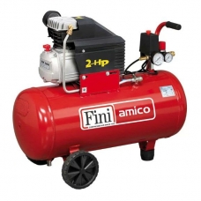 фото Поршневой масляный компрессор Fini Amico 50/2400, 8 бар, 50л (FCDC404FNM427), Fini Amico 50/2400 FCDC404FNM427, Поршневой масляный компрессор Fini Amico 50/2400, 8 бар, 50л (FCDC404FNM427) фото товару, як виглядає Поршневой масляный компрессор Fini A