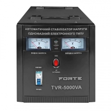 фото Стабілізатор напруги Forte TVR-5000VA (28988), Forte TVR-5000VA, Стабілізатор напруги Forte TVR-5000VA (28988) фото товару, як виглядає Стабілізатор напруги Forte TVR-5000VA (28988) дивитися фото