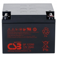 фото Акумуляторна батарея CSB Battery 12260 B1, CSB GP12260 B1, Акумуляторна батарея CSB Battery 12260 B1 фото товару, як виглядає Акумуляторна батарея CSB Battery 12260 B1 дивитися фото
