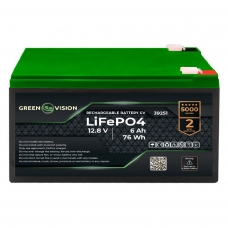 фото  Акумулятор Green Vision LiFePO4 12,8V – 6Ah (76Wh) (39251), Green Vision 39251,  Акумулятор Green Vision LiFePO4 12,8V – 6Ah (76Wh) (39251) фото товару, як виглядає  Акумулятор Green Vision LiFePO4 12,8V – 6Ah (76Wh) (39251) дивитися фото