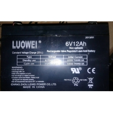 Аккумуляторная батарея Luowei 6v12Ah, Luowei 6v12Ah, Аккумуляторная батарея Luowei 6v12Ah фото, продажа в Украине