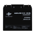 Logic Power AGM LPM 12V - 20 Ah 09/23 (Аккумулятор Logic Power AGM LPM 12V - 20 Ah 09/23 180*75*166 мм (39874))