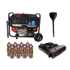фото Бензиновий генератор MAST GROUP RD10800E + газова плитка Orcamp CK-505 + картридж газовий Pegas 400 мл (8 шт.), MAST GROUP RD10800E + Orcamp CK-505 + Pegas 400, Бензиновий генератор MAST GROUP RD10800E + газова плитка Orcamp CK-505 + картридж газовий