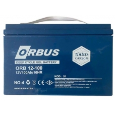 фото Акумуляторна батарея ORBUS CG12100 GEL 12V 100 Ah (330x171x214 мм) Q1/48, ORBUS CG12100, Акумуляторна батарея ORBUS CG12100 GEL 12V 100 Ah (330x171x214 мм) Q1/48 фото товару, як виглядає Акумуляторна батарея ORBUS CG12100 GEL 12V 100 Ah (330x171x214 