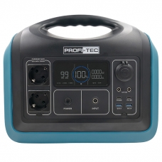 фото Портативна зарядна станція PROFI-TEC PPS1200 LiFePO₄ (1200 Вт, батарея 992 Вт⋅год), PROFI-TEC PPS1200, Портативна зарядна станція PROFI-TEC PPS1200 LiFePO₄ (1200 Вт, батарея 992 Вт⋅год) фото товару, як виглядає Портативна зарядна станція PROFI-TEC PP