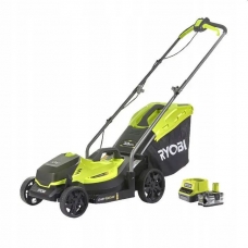 фото Газонокосарка акумуляторна Ryobi ONE+ RLM18X33B-40 18В, Ryobi ONE+ RLM18X33B-40, Газонокосарка акумуляторна Ryobi ONE+ RLM18X33B-40 18В фото товару, як виглядає Газонокосарка акумуляторна Ryobi ONE+ RLM18X33B-40 18В дивитися фото