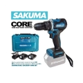 фото Дриль-шуруповерт акумуляторний Sakuma BLUE CD5521B-CORE SET (з/п та 2 акб) , Sakuma BLUE CD5521B-CORE SET, Дриль-шуруповерт акумуляторний Sakuma BLUE CD5521B-CORE SET (з/п та 2 акб)  фото товару, як виглядає Дриль-шуруповерт акумуляторний Sakuma BLUE