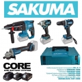 SAKUMA CX4T-CORE SET224SB (Набір акумуляторного інструменту SAKUMA CX4T-CORE SET224SB)