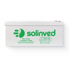 фото Аккумуляторная батарея Solinved 200-12 GEL 12V 200 Ah Grey Q1 (522x240x224 мм), Solinved 200-12 GEL, Аккумуляторная батарея Solinved 200-12 GEL 12V 200 Ah Grey Q1 (522x240x224 мм) фото товару, як виглядає Аккумуляторная батарея Solinved 200-12 GEL 12