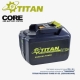 фото Аккумуляторная батарея TITAN PBL21100-CORE Hi-EE 21v 9.0 Ач высокотоковая (совместима с MAKITA LXT) , TITAN PBL21100-CORE, Аккумуляторная батарея TITAN PBL21100-CORE Hi-EE 21v 9.0 Ач высокотоковая (совместима с MAKITA LXT)  фото товару, як виглядає А